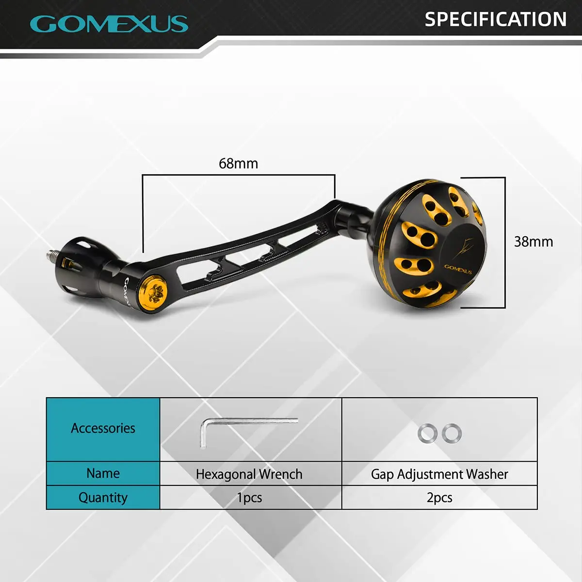 Mango Eléctrico GomExus – Compatible Shimano Stradic FL Stella Vanford - imagen 3