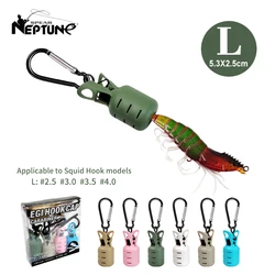 Protector Jig Head con mosquetón – 6 uds. para egi, pulpo, sepia