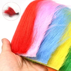 MNFT Fibras largas atado moscas – Piel artesanal 11 colores