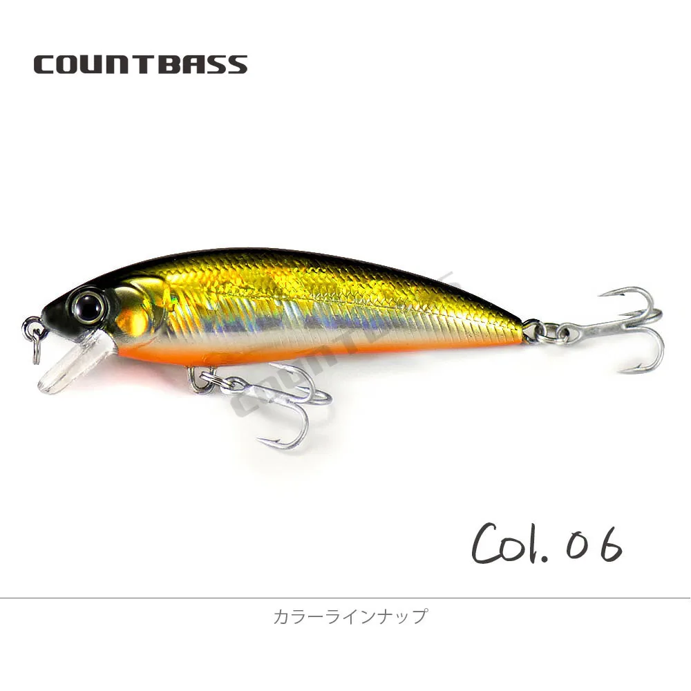 Countbass Minnow crankbait flotante para pesca de black bass