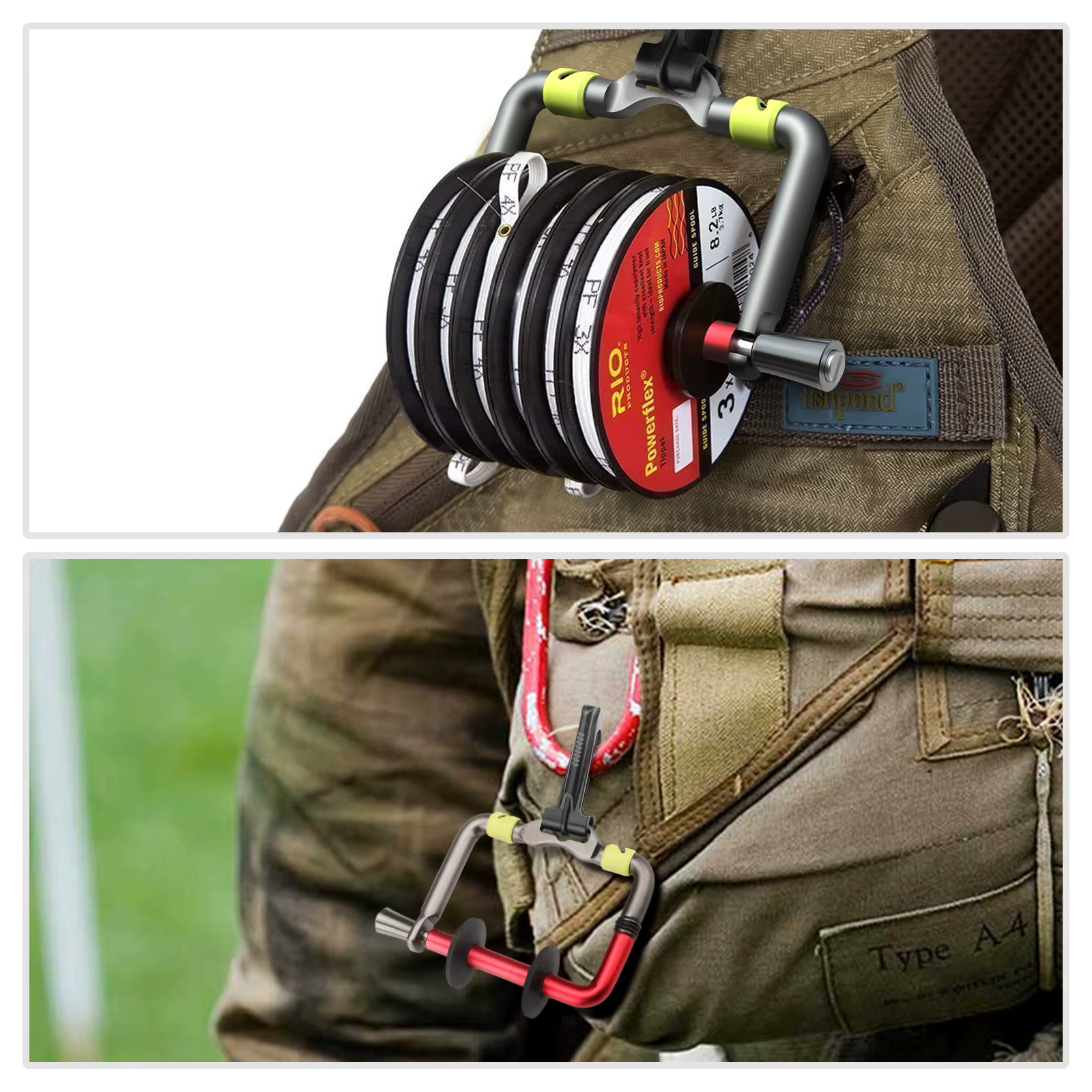 SANLIKE carrete Tippet para sedal de pesca – bobina compatible - imagen 2