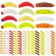FREE FISHER Grubs para pesca en hielo de trucha, bajo y blanco - imagen 5