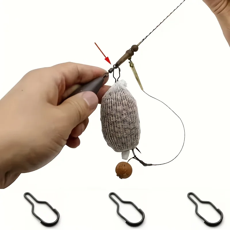 Clips cambio rápido para pesca de carpa con conector PVA - imagen 2