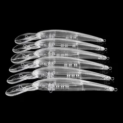 Señuelo Jerkbait Wobbler Minnow transparente para pintura personalizada