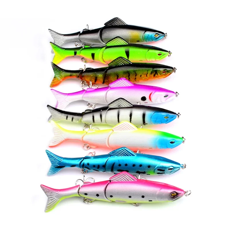 Crankbait multiarticulado lubina – acción hundente realista - imagen 5