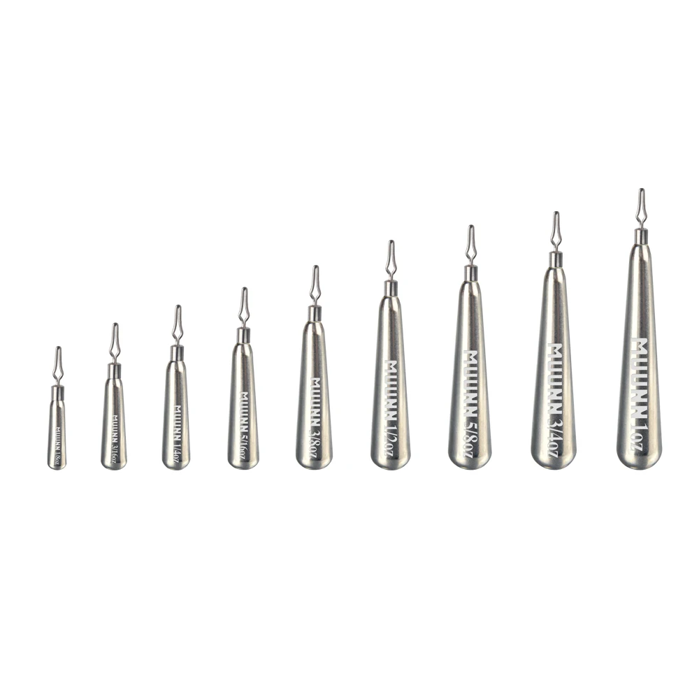 Pesas Drop Shot MUUNN para lubina – plomos compactos de aparejo - imagen 4