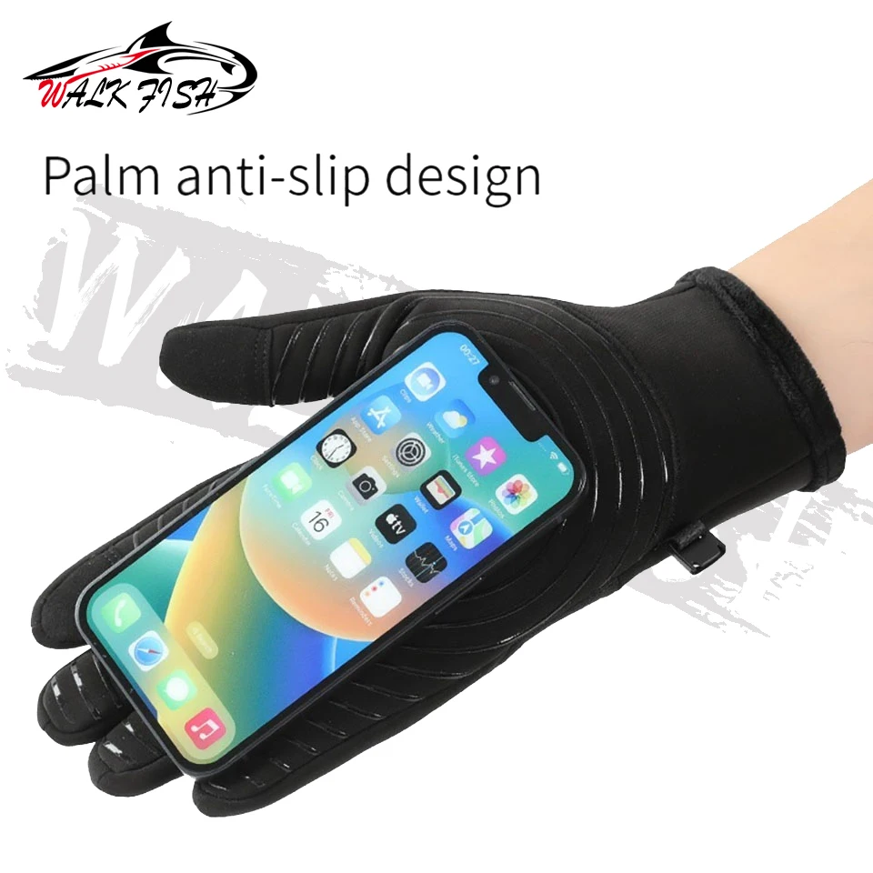 Guantes WALK FISH en variante negro gris