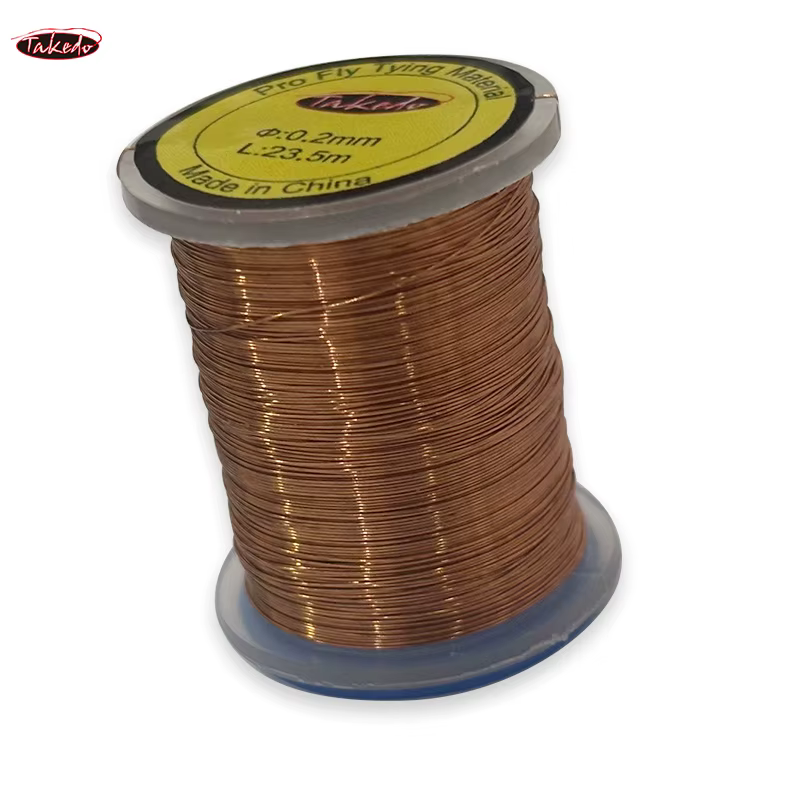 TAKEDO TN92 Hilo de cobre para montaje de moscas y jigs - imagen 3