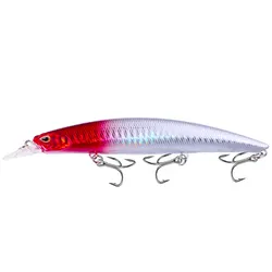 Wobbler Minnow de plástico duro para lucio y perca