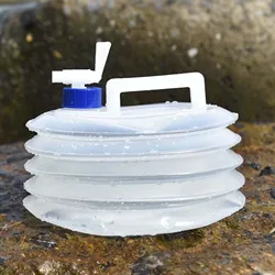 Cubo plegable reutilizable para agua portátil – para pesca y camping