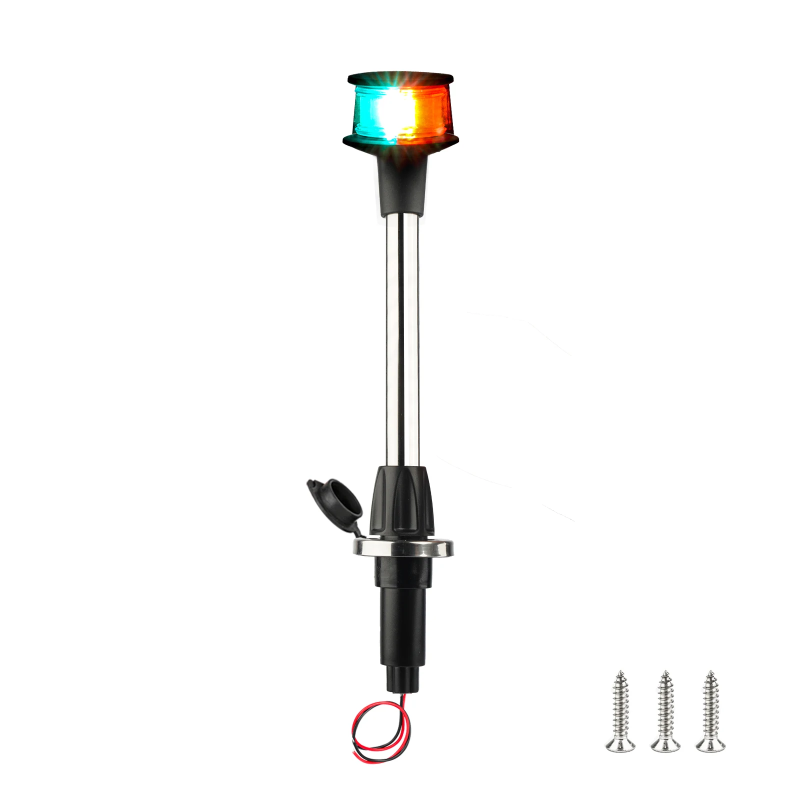 Luz de navegación LED bicolor rojo y verde para barco
