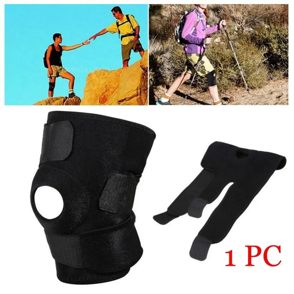 Rodillera para senderismo ajustable con protección rótula y calor - imagen 5