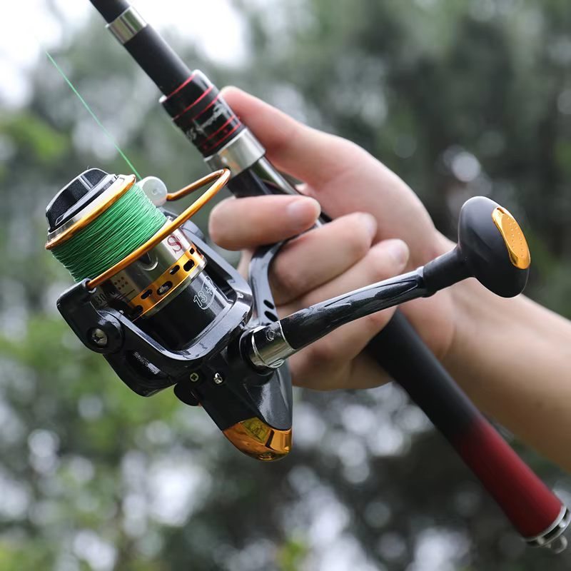 Carrete de pesca Sougayilang premium giratorio 13+1BB - Mango goma - imagen 4