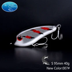 Señuelo jerkbait slow sinking para lucio Mustad Lokken