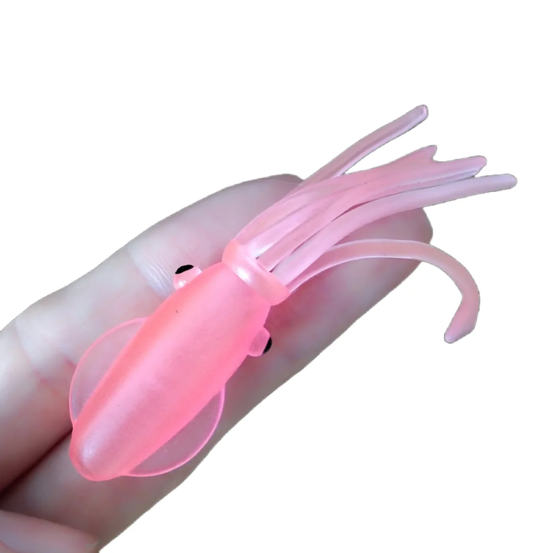 Swolfy señuelo pulpo luminoso suave para pesca en mar – calamar - imagen 4