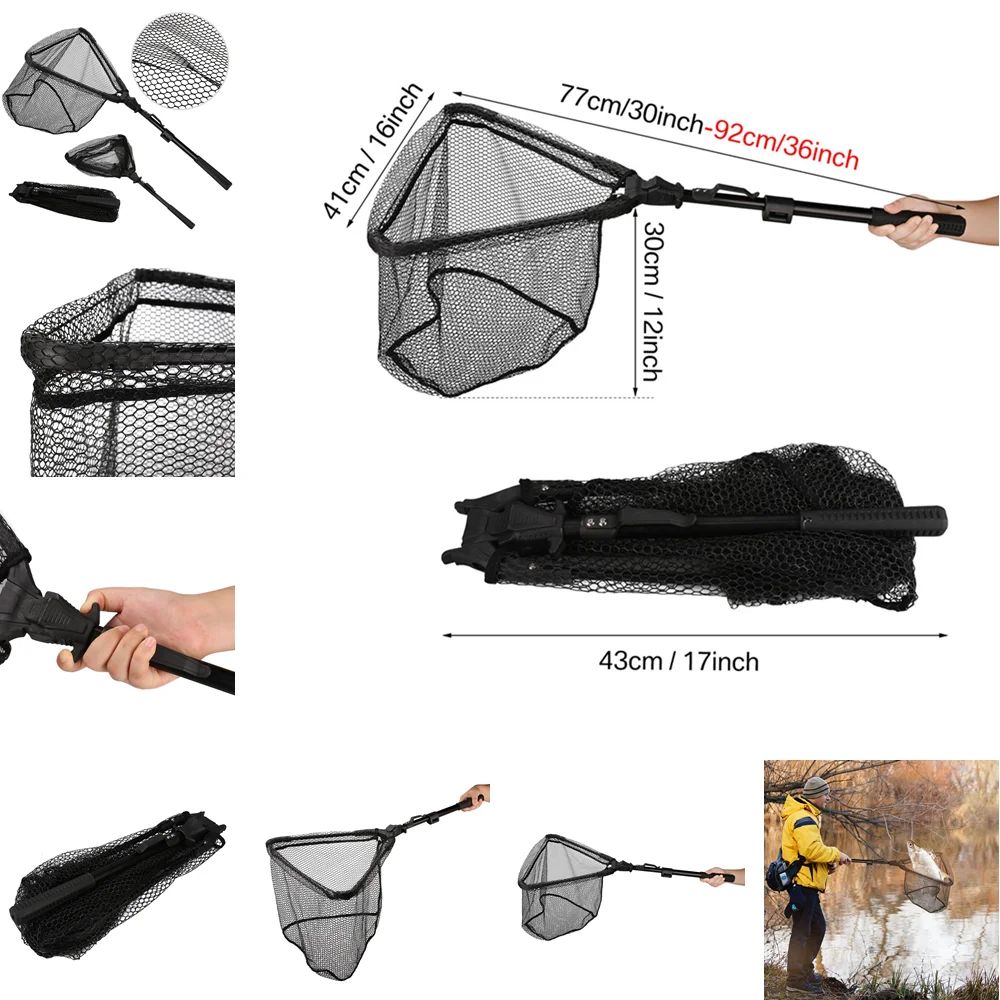 Red de aterrizaje extensible 190cm – Plegable agua dulce y salada