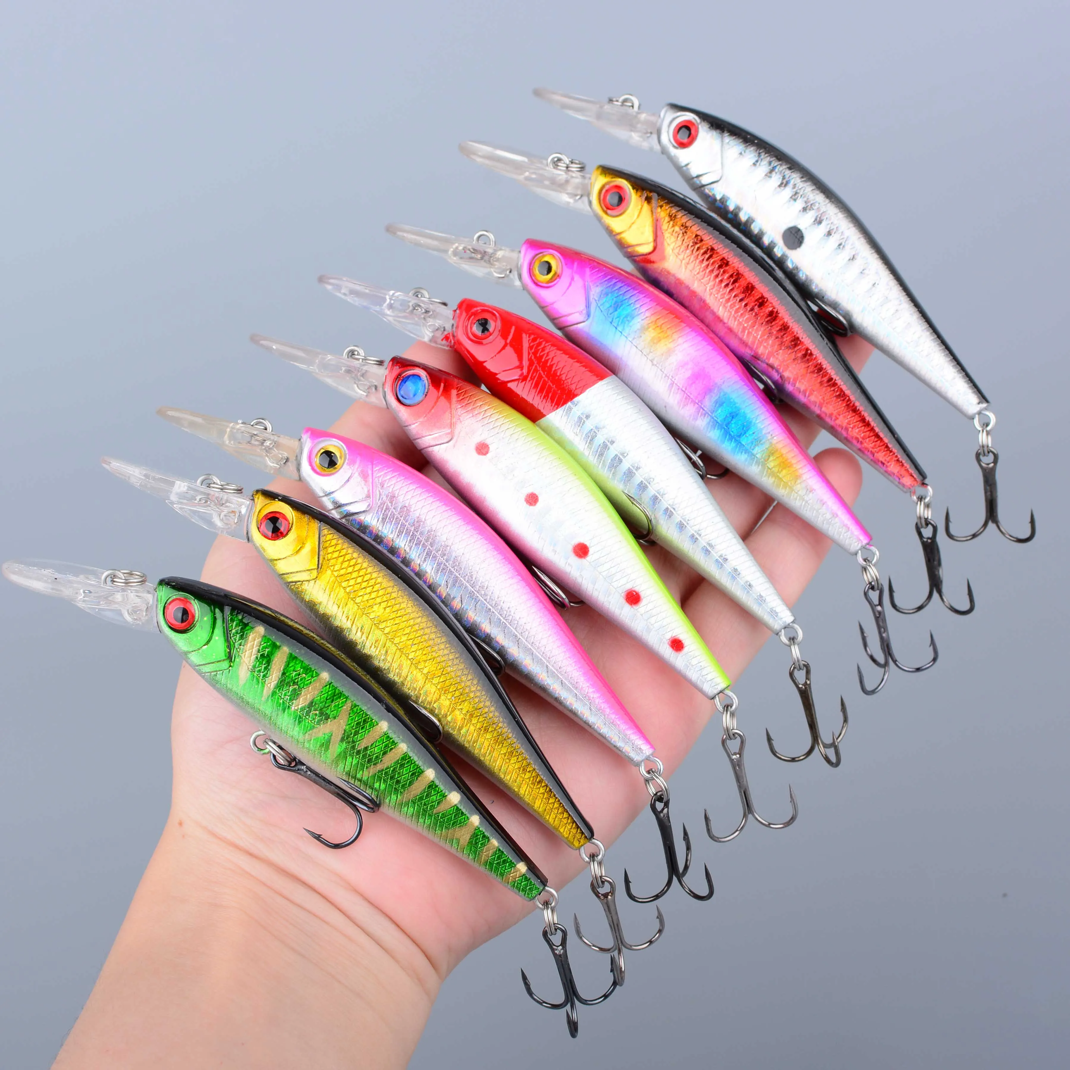 Hydro Magnum Minnow wobbler gran profundidad agua salada – desplazante