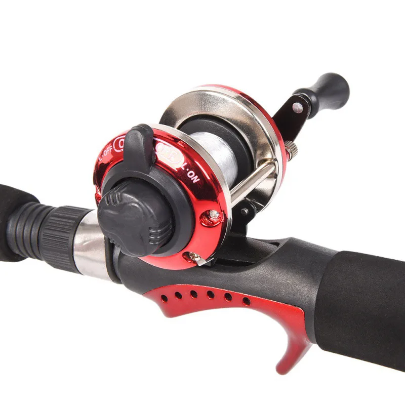 Carrete Baitcasting MNFT Mini – Ambidiestro para hielo y mar