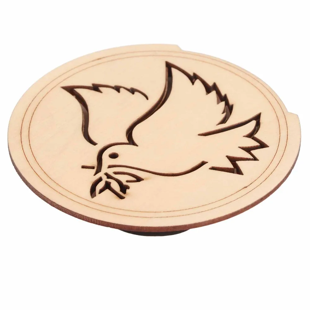 Funda de guitarra de madera clásica con antirroños y patrón decorativo - imagen 4