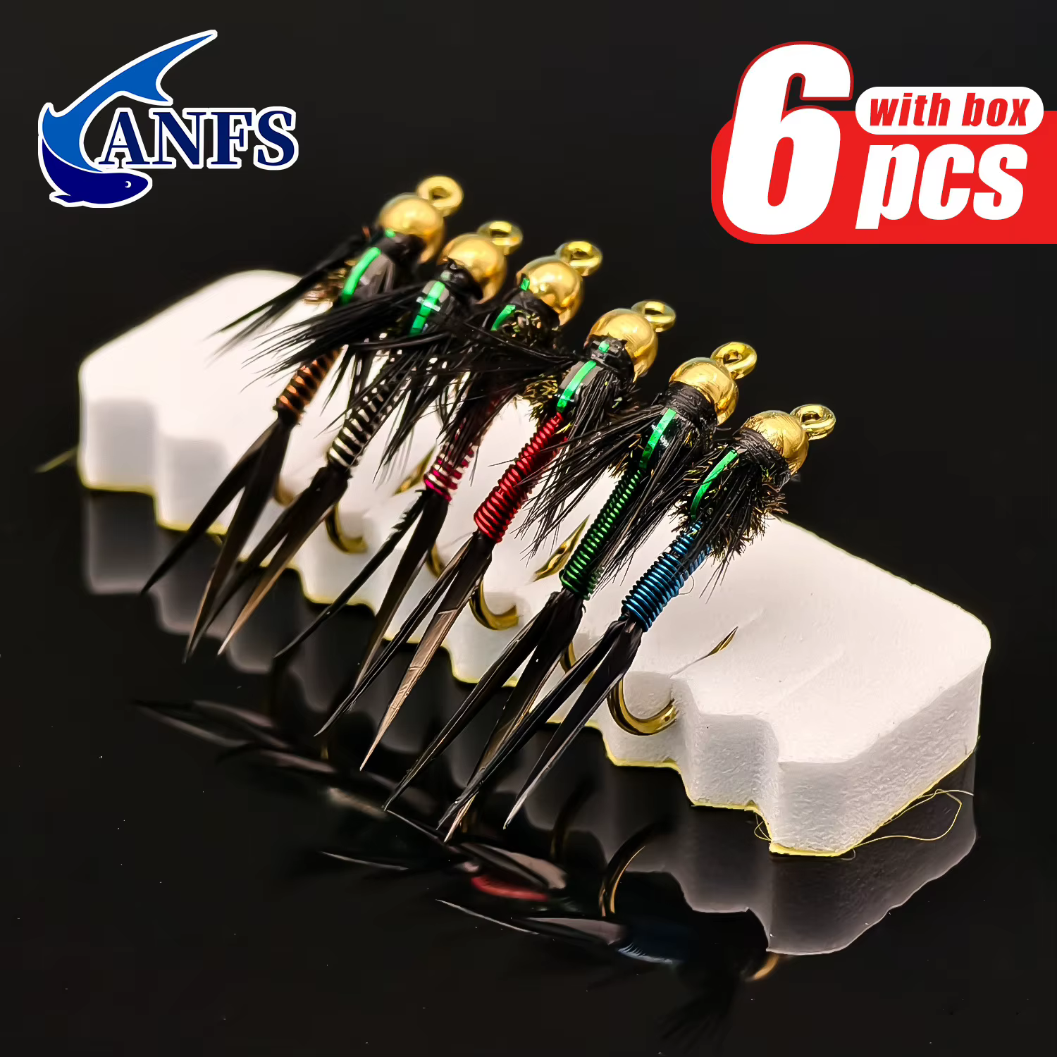 Moscas de Pesca John Fly Caja Cobre ANFS - imagen 3