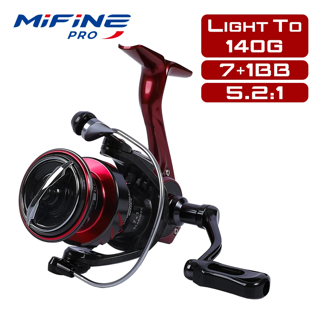 Carrete de spinning ligero Mifine Marshall Pro para trucha agua salada - imagen 5