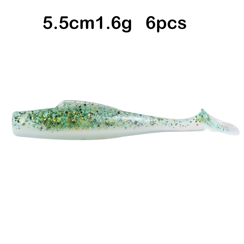 Señuelo Blando Sábalo Artificial – Doble color para lubina y lucio - imagen 3
