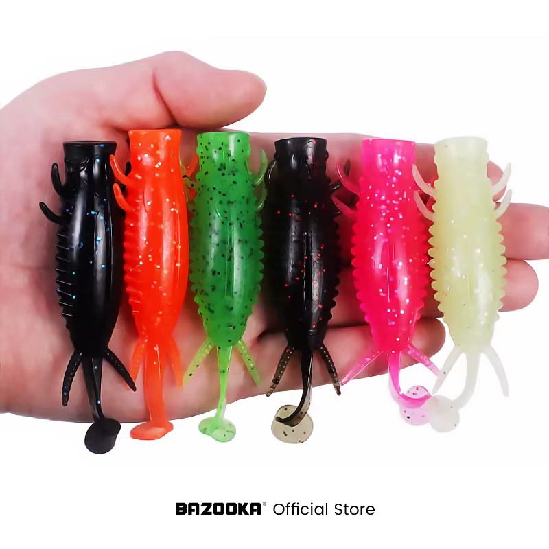 Cebo blando Bazooka para lubina y lucio – Vinilos de silicona para jigging - imagen 3