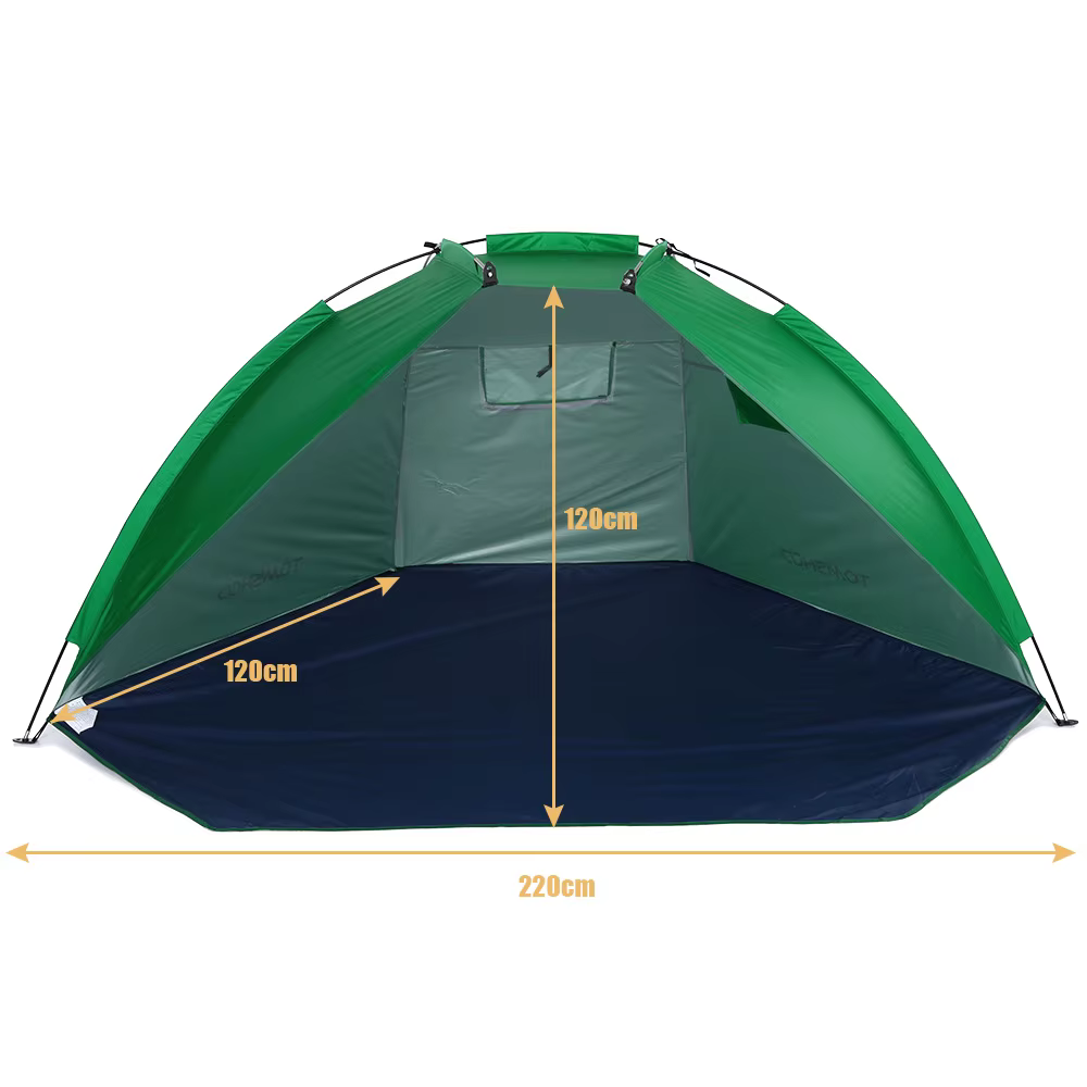 Refugio de sombra ultraligero para 2 – Protección UV playa pesca - imagen 4