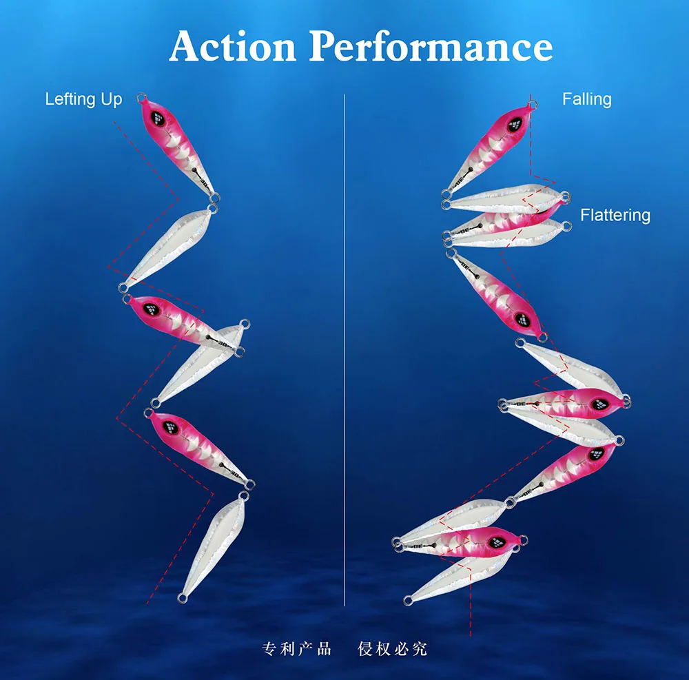 Dardo Jig WEIHAI FSTK - vista cercana
