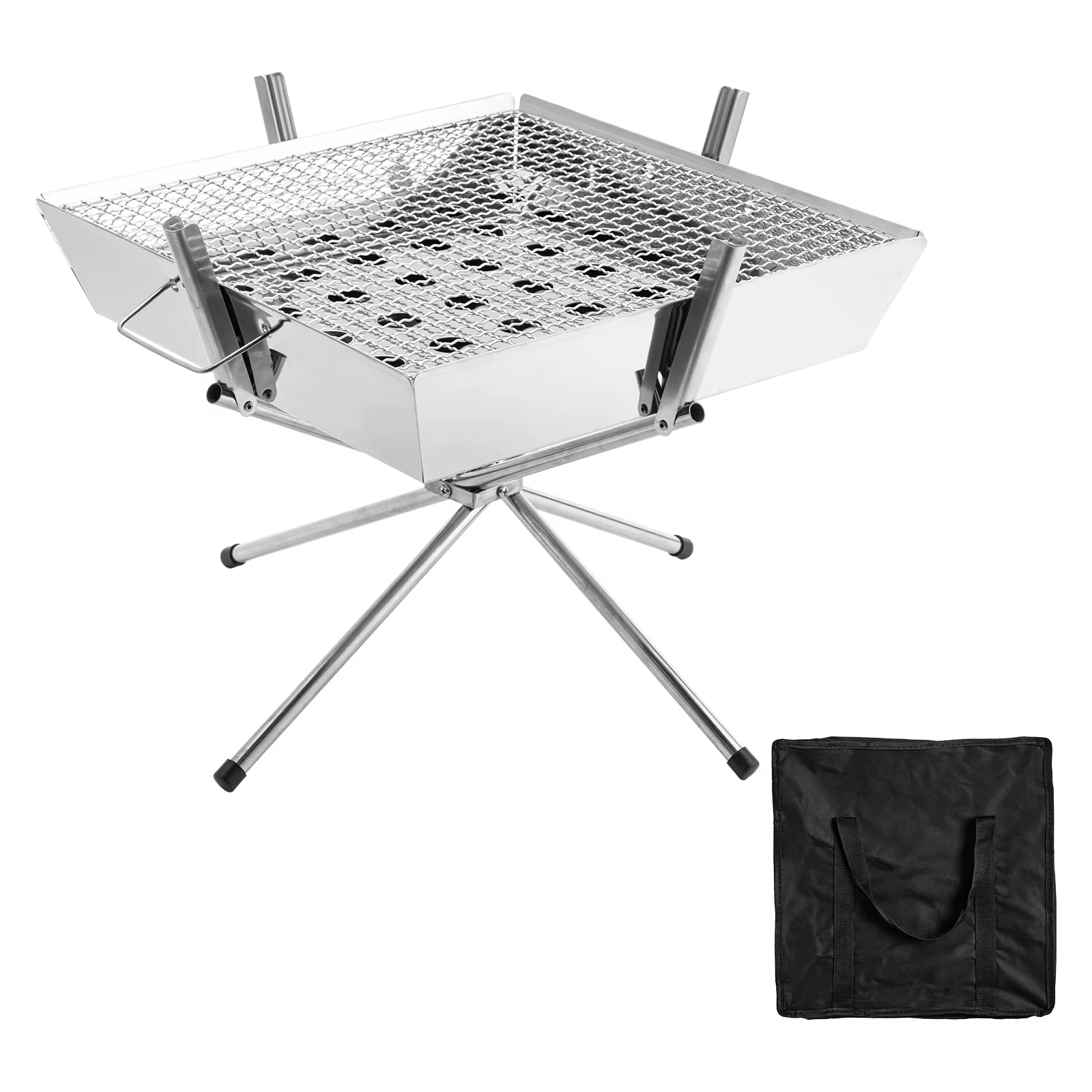 Goture Parrilla Plegable Barbacoa Acero Inoxidable Camping - imagen 2