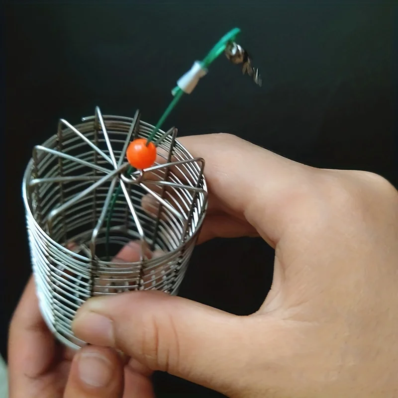 Alimentador jaula cebo acero inoxidable para pesca - imagen 3