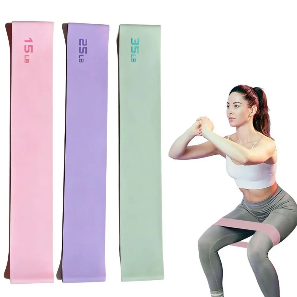 Bandas elásticas de resistencia silicona para estiramiento Pilates