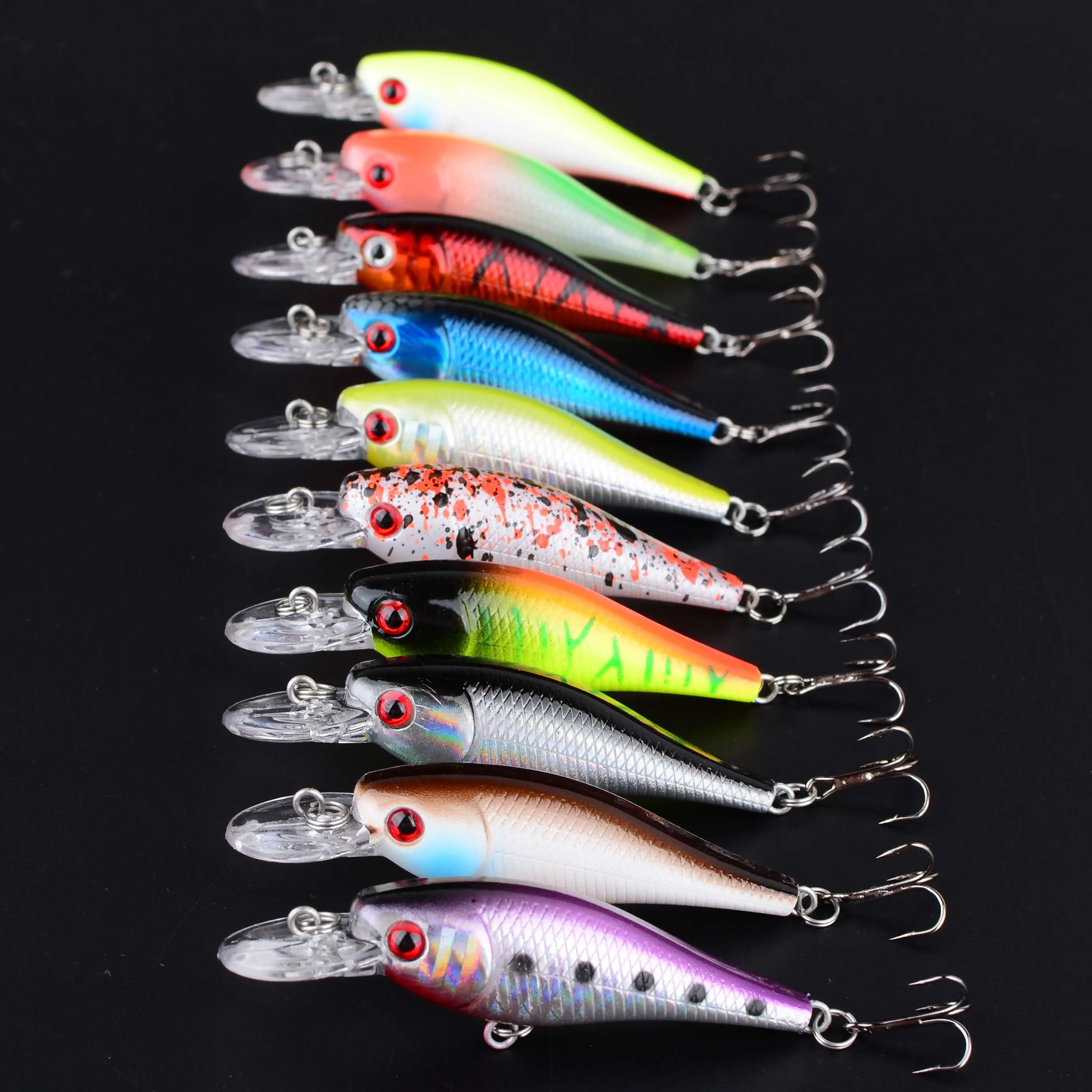 Wobbler Minnow Crank para lubina, lucio y carpa – swimbait - imagen 2