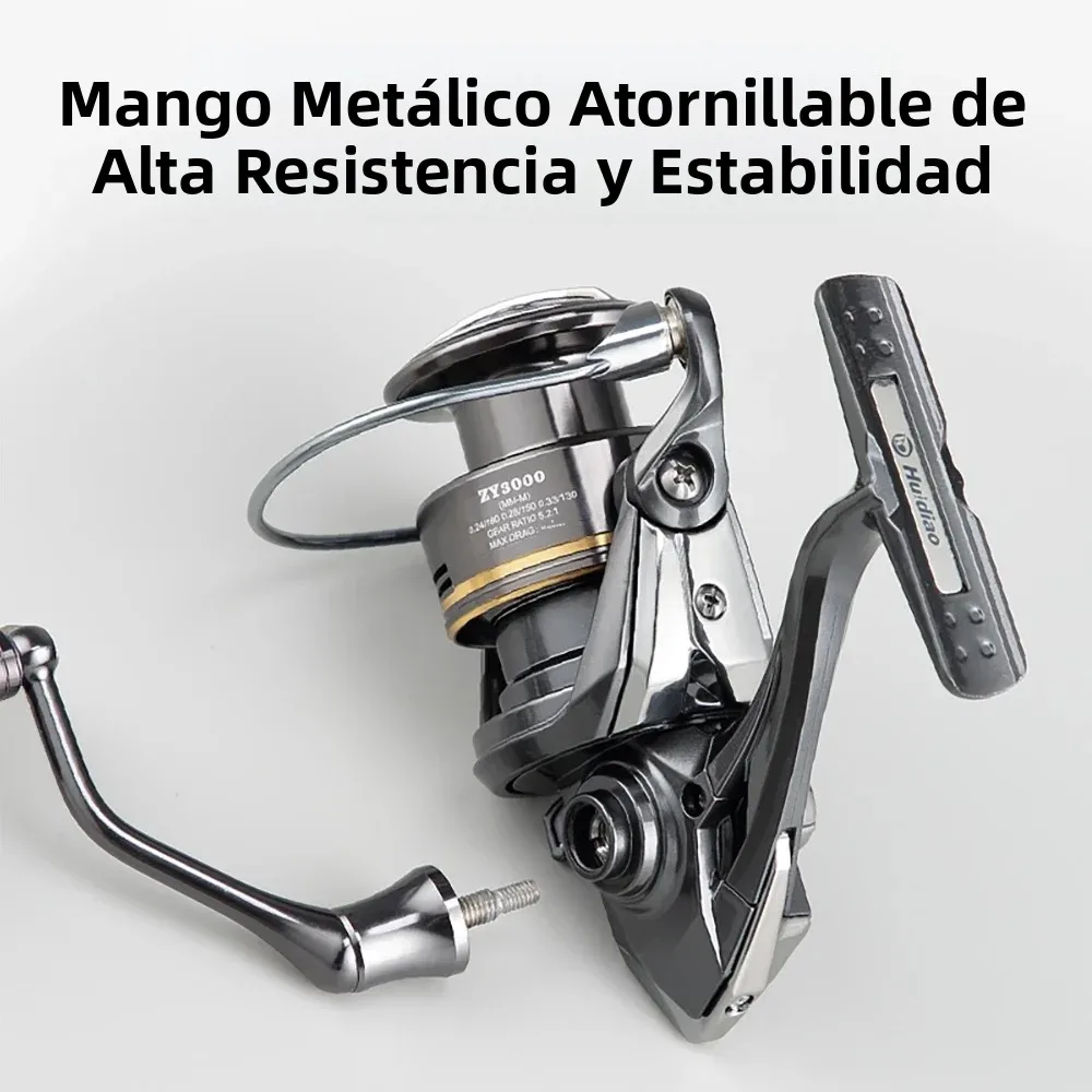 Carrete giratorio Huidiao ZY impermeable anticorrosión para salada - imagen 4