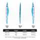 OBSESSION J133 Señuelo Jigging hundimiento lento con brillo UV - imagen 4