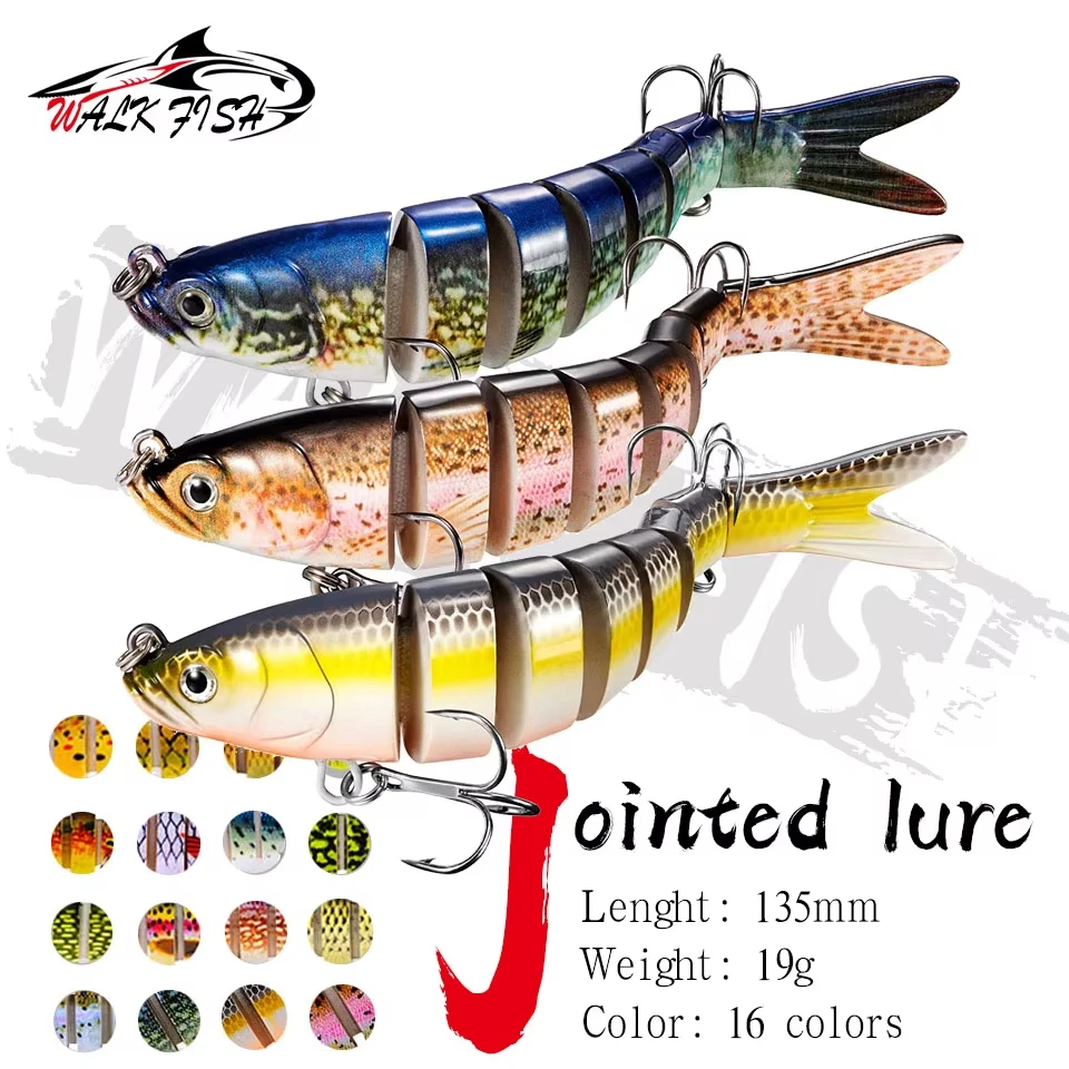 Walk Fish Crankbait articulado multisegmentado – swimbait de plástico