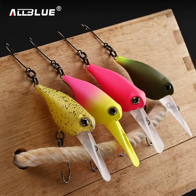 Crankbait BFS flotante ALLBLUE para trucha y lubina – Cebo duro - imagen 5