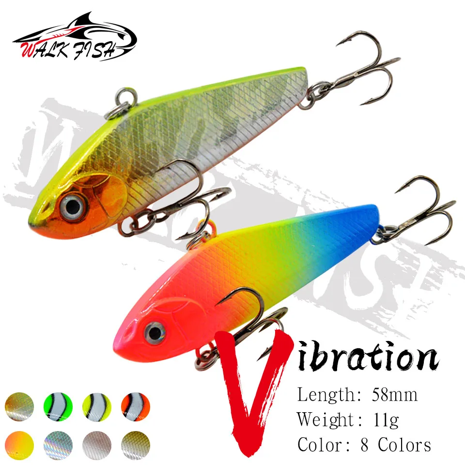 Walk Fish Crankbait hundimiento para lucio con acción vibrante - imagen 3