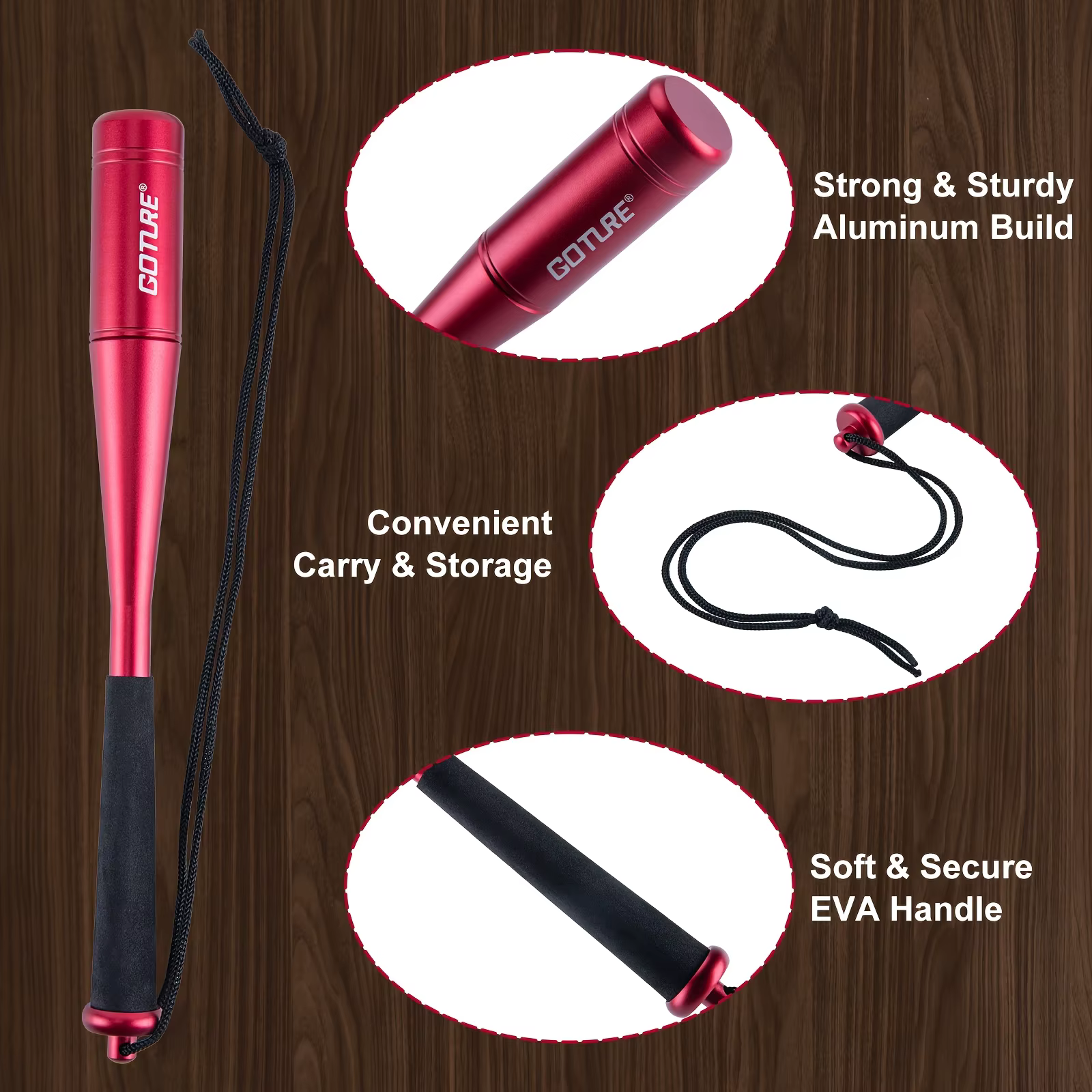Goture Priest Whacker – Martillo de Pesca Aluminio Mango EVA - imagen 5
