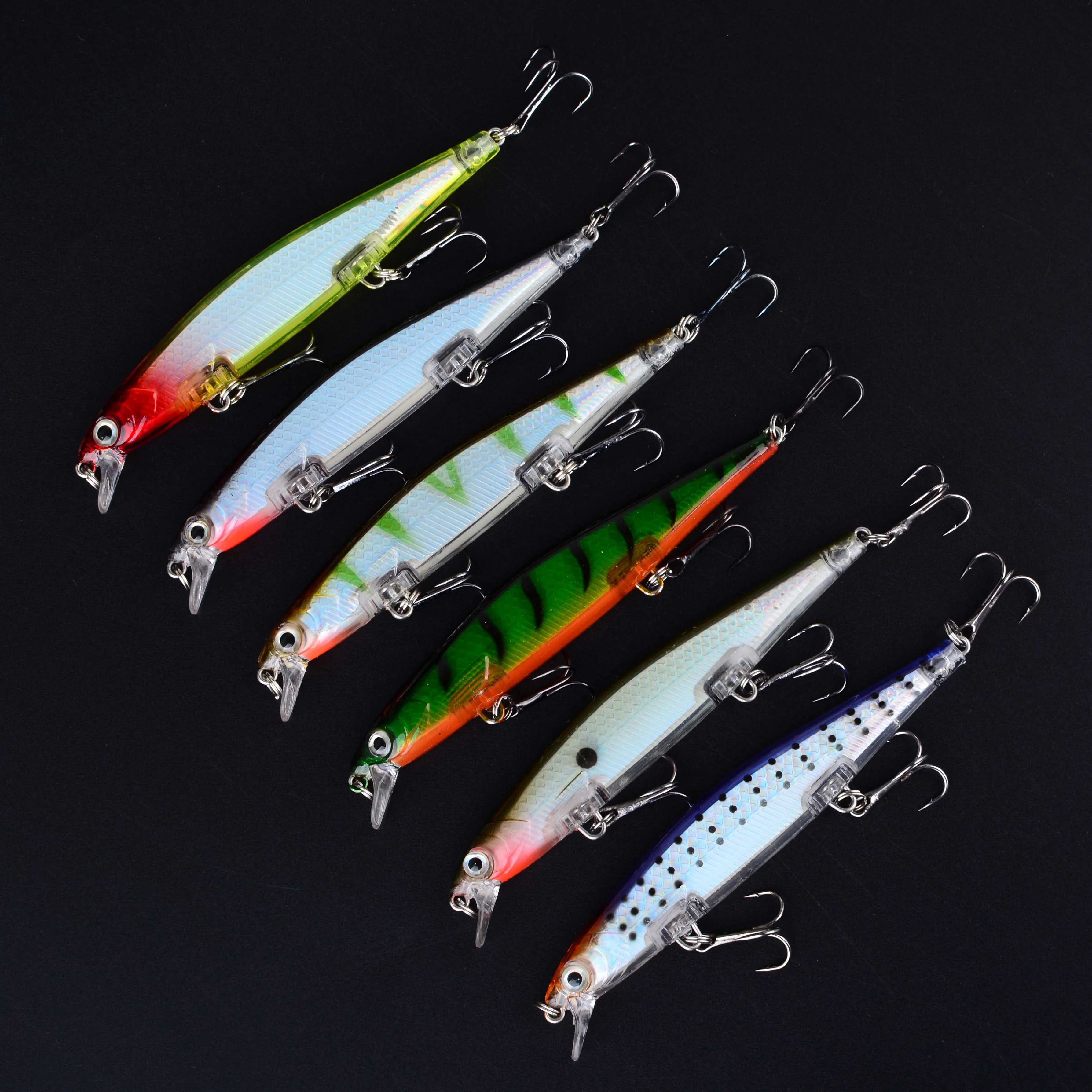Swimbait Minnow hundible con anzuelo para lubina y lucio - imagen 5