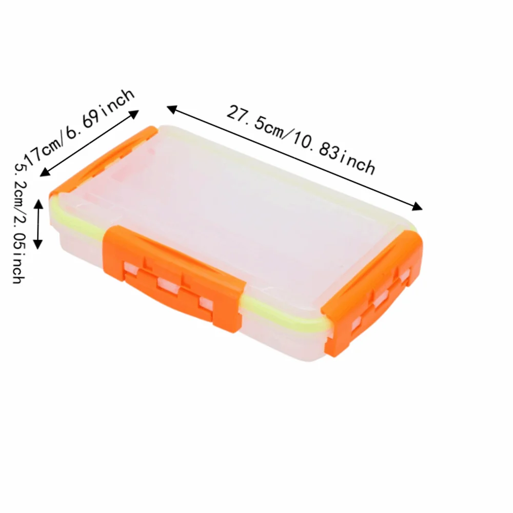 Caja de pesca impermeable transparente con divisores extraíbles - imagen 4