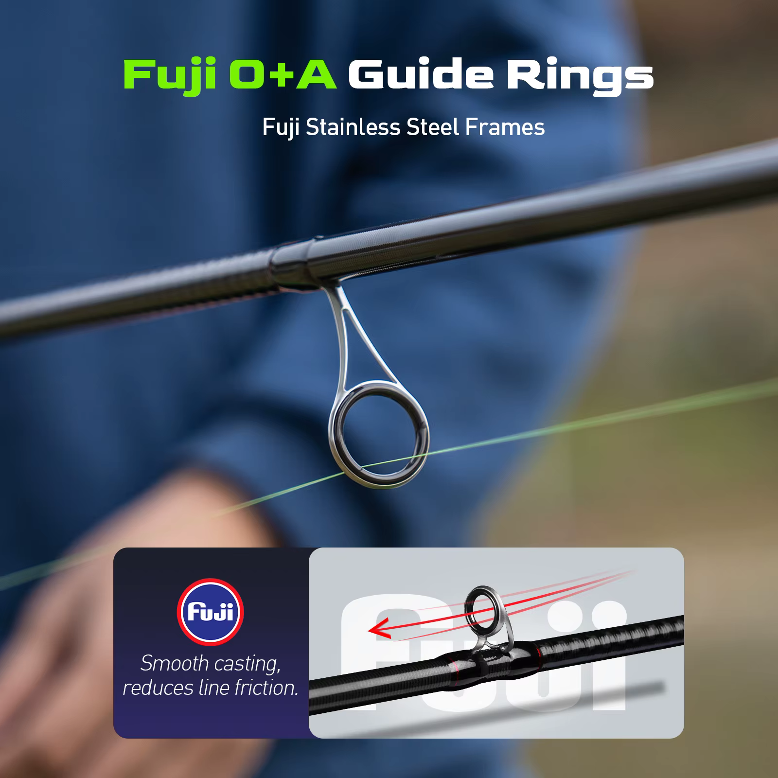 HANDING Magic L caña de pescar MF/F para pesca integral - imagen 4