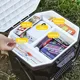 Caja de pesca con asiento, cubo reforzado y tapa para transporte - imagen 4