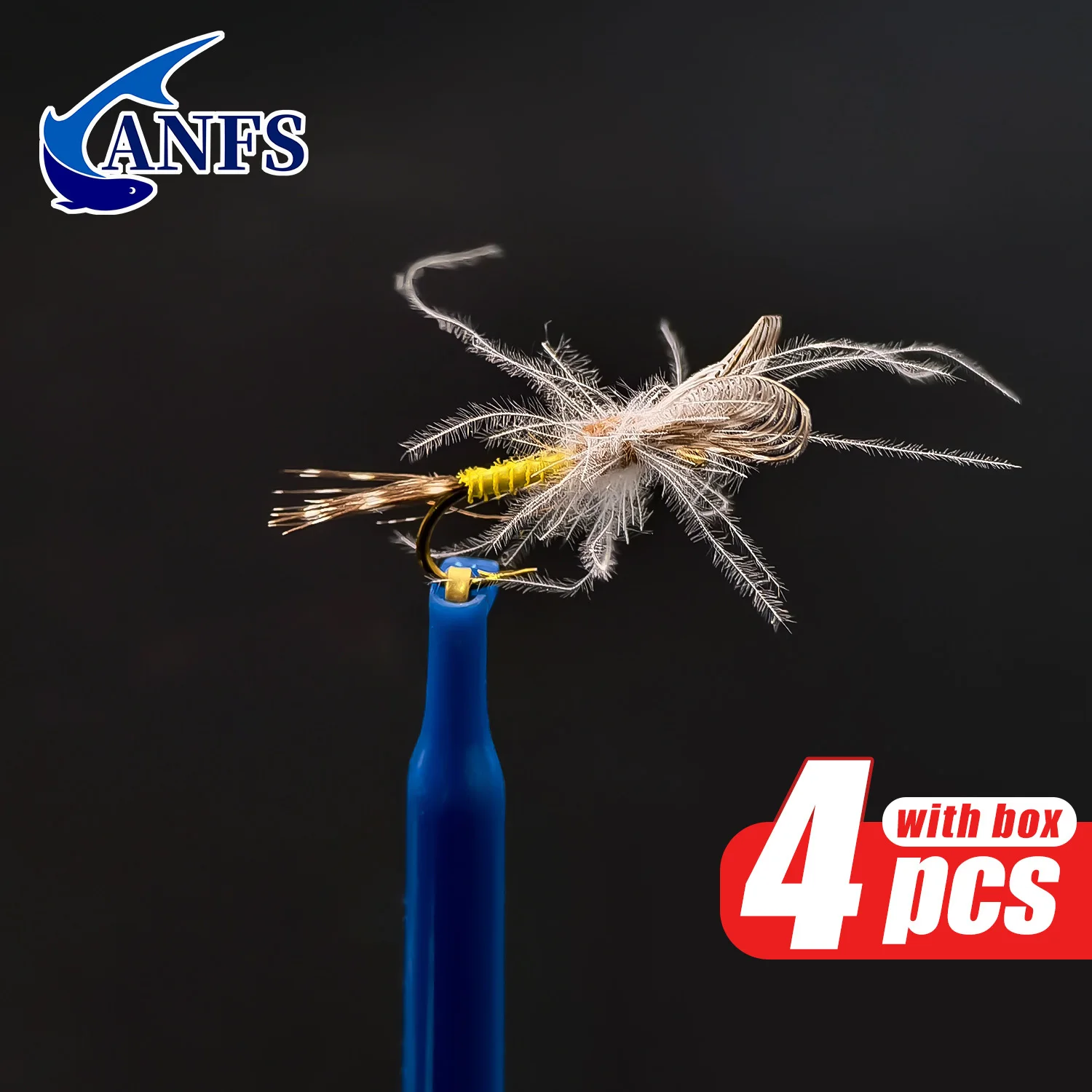 ANFS MayFlies moscas para pesca con mosca en caja seca para trucha - imagen 4