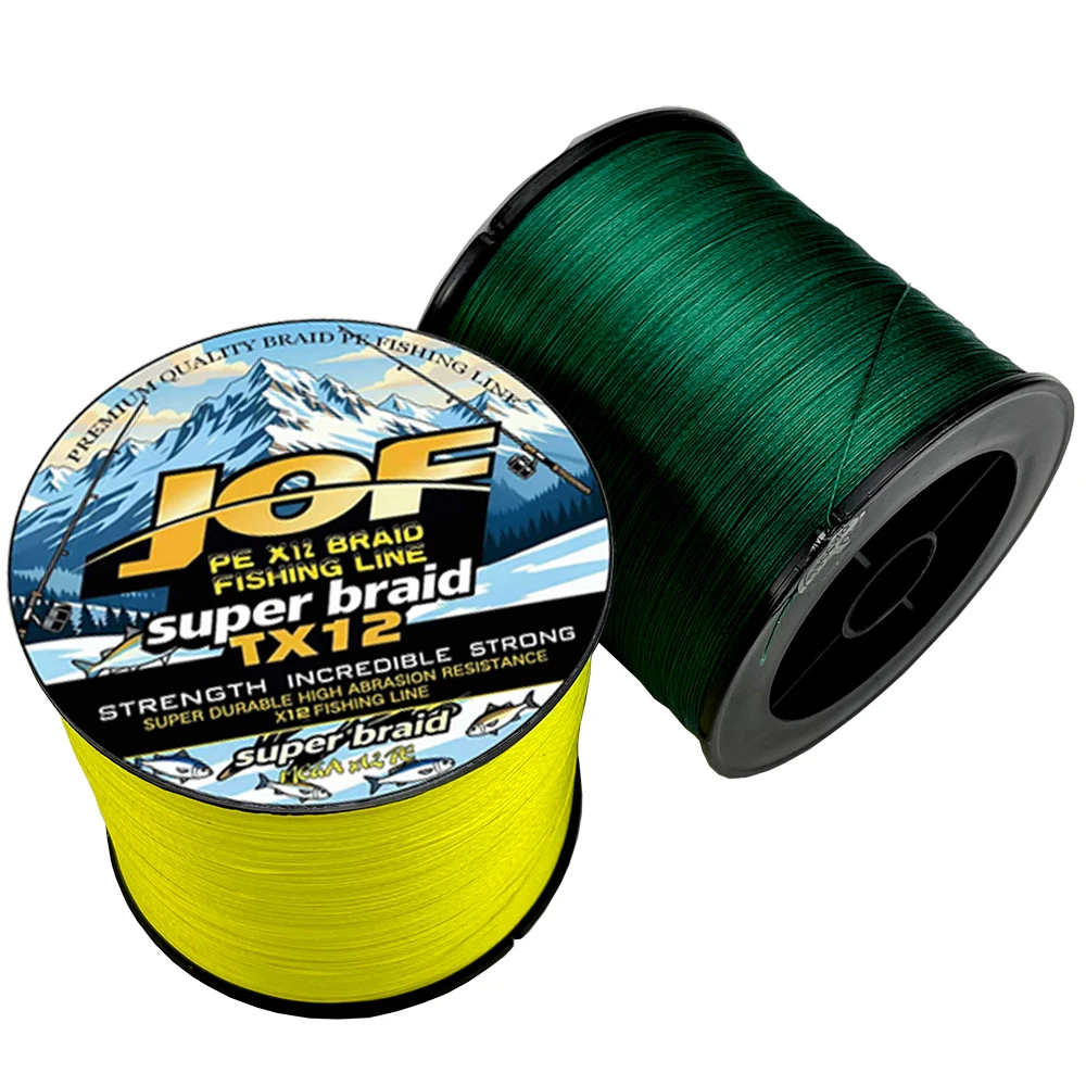 Línea trenzada PE JOF multifilamento súper resistente para pesca - imagen 4