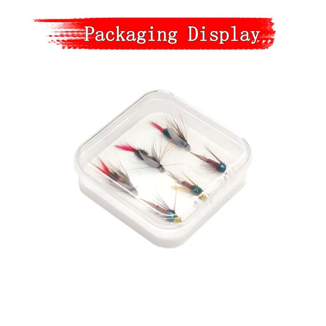 Brasshead insectos artificiales para trucha Ninfa Royal WulffFly