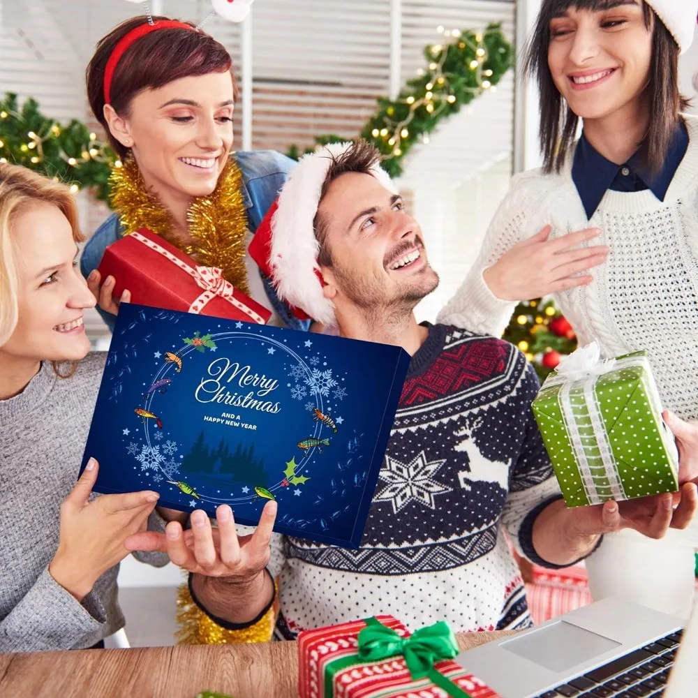 Calendario Adviento pesca 24 días con señuelos – Regalo Navidad - imagen 4