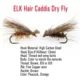 Mosca seca caddis Vtwins de pelo de alce artificial – Cebo flotante - imagen 5