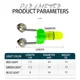 ShareShark Campanas luminosas alarma de picada para pesca nocturna - imagen 4