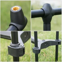 Hirisi RP152 Soporte para cañas con base portátil carpa pesca